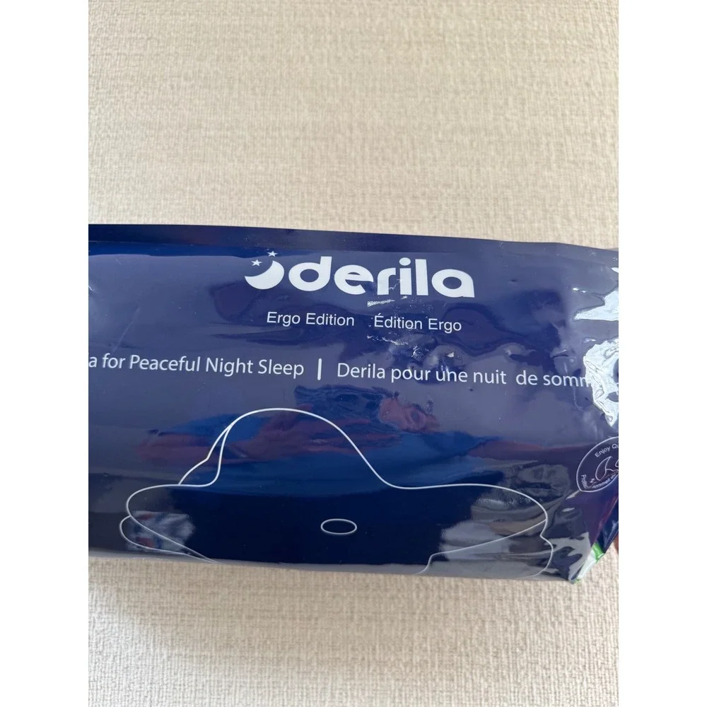 Derila Ergo Neck Pillow Contour  Standard Size Memory Foam (54x36x12 CM) New
